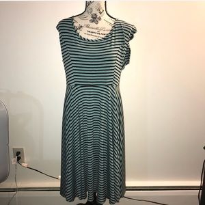NWT TORRID Striped skater dress